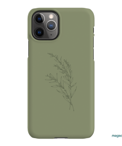 Khaki Wattle Printed Phone Cases iPhone 11 Pro Max / Snap by Typoflora - The Dairy